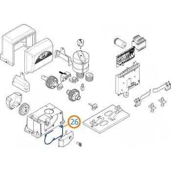 Pohon brány Came 88001-020 těsnění pro motory řady BX