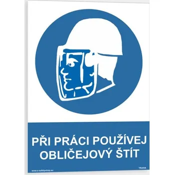 Při práci používej obličejový štít Plast 148 x 210 mm (A5) tl. 0.5 mm - Kód: 08890