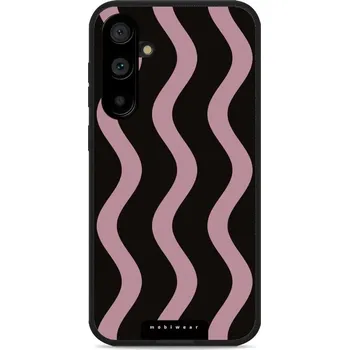 Pouzdro na mobilní telefon Lesklý kryt Mobiwear Glossy - Samsung Galaxy S23 FE - GA54G Fialové vlnky (Prémiové lesklé pouzdro, obal, kryt Mobiwear Glossy na mobil Samsung Galaxy S23 FE - GA54G Fialové vlnky, materiál Plast + TPU silikon - krytí po všech stranách, neošoupatelný)