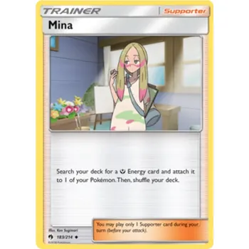 Sběratelská karetní hra Mina 183/214 - Lost Thunder Typ karty: Non-Holo