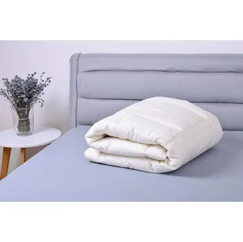 přikrývka Celoroční dětská přikrývka z ovčí vlny Stříbroaktiv smetanová - 100x135 cm , Smetanová sypkovina StříbroAktiv