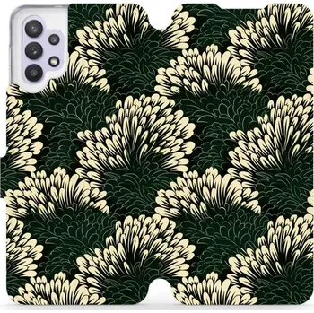 Pouzdro na mobilní telefon Flipové pouzdro Mobiwear - Samsung Galaxy A32 5G - VA45S Travina (Knížkové flip pouzdro, obal, kryt na mobil Samsung Galaxy A32 5G - VA45S Travina, materiál Umělá kůže + TPU - ochrana 360°, stojánek, silikonová vanička, magnetické zavírání)