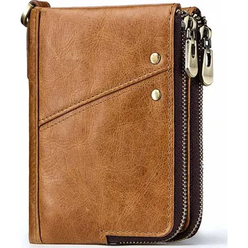 Peněženka Dámská kožená peněženka z pravé kůže NW931 Barva (Varianta): Hnědá