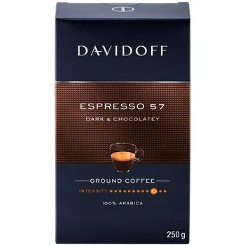 Káva Davidoff Espresso 57 Dark & Chocolately mletá 250 g