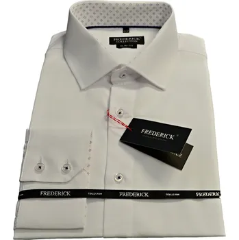 Pánská košile Pánská košile s dlouhým rukávem - střih SLIM - vzor F612 - 36