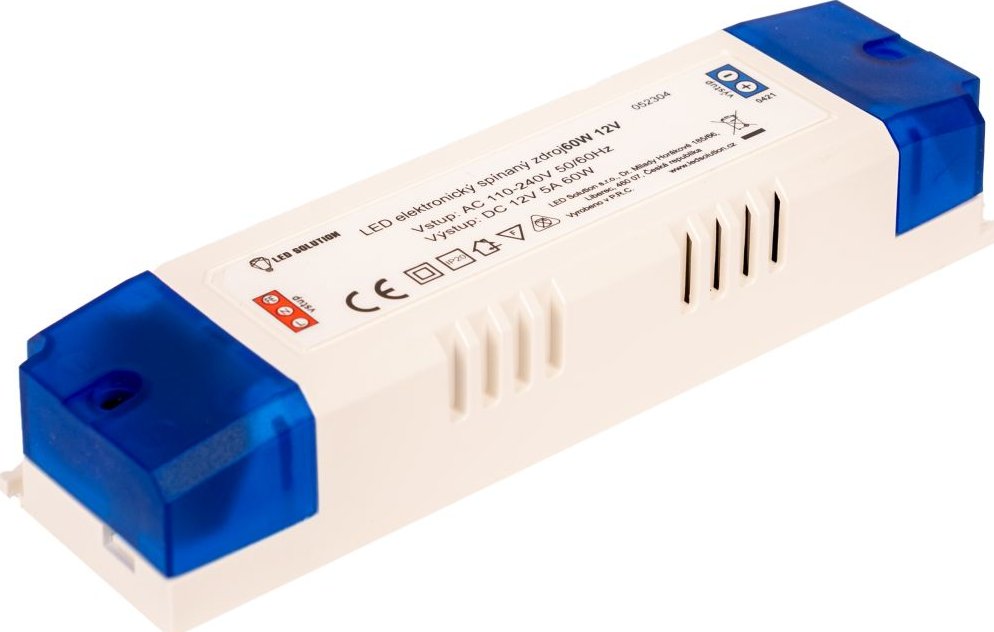 LED zdroj (trafo) 12V 60W vnitřní - LED Solution - 052304 - 052304