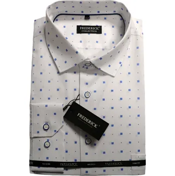 Pánská košile Pánská košile s dlouhým rukávem - střih REGULAR - vzor F300 - 44