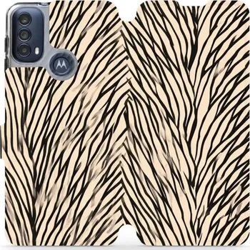 Pouzdro na mobilní telefon Flipové pouzdro Mobiwear - Motorola Moto E40 - VA52S V koruně stromu (Knížkové flip pouzdro, obal, kryt na mobil Motorola Moto E40 - VA52S V koruně stromu, materiál Umělá kůže + TPU - ochrana 360°, stojánek, silikonová vanička, magnetické zavírání)