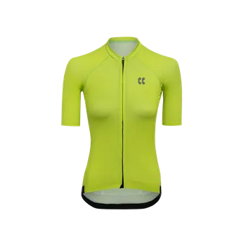 cyklistický dres KALAS PASSION Z3 | Cyklistický dres AERO | lime | DÁMSKÝ | Velikost: 5