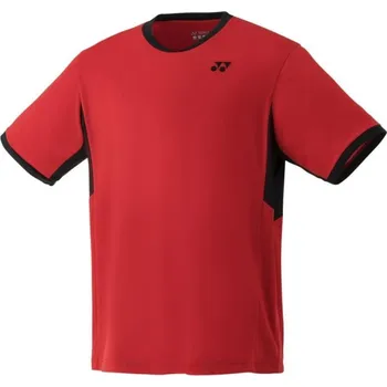 Badmintonové triko Yonex YM0010 pánské červené