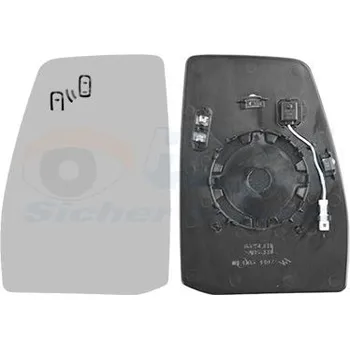 Autosklo Sklo do zrcátka, vnější zrcátko VAN WEZEL 1989835