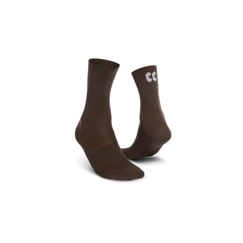 Pánské ponožky KALAS Z4 | Cyklo ponožky Vysoké | Mocca Brown | Velikost: 37-39