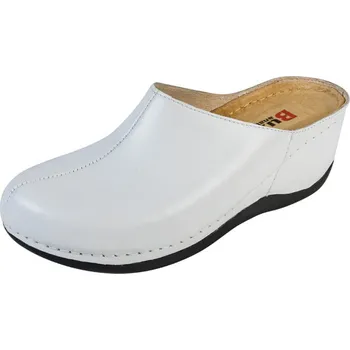 Dámská zdravotní obuv Buxa Dámská zdravotní kožená obuv na klínku BZ340 - Bílá Velikost: 39