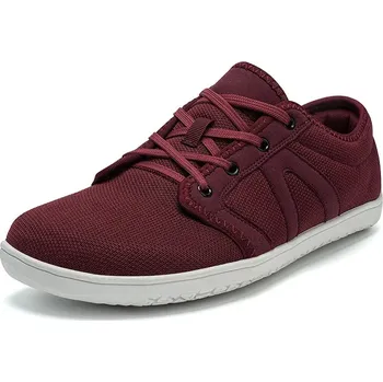 Pánské tenisky Prodyšné pánské tenisky s kontrastní podrážkou Barva: Červená, Velikost: 45