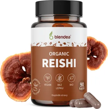 Přírodní produkt Blendea Organic Reishi BIO 300 mg 90 cps.