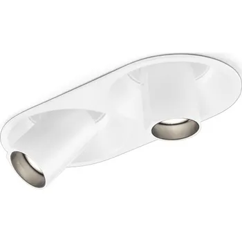 Wever & Ducré Dvojitý nastavitelný reflektor Bliek Round Petit 2.0 Barva: Bílá, Teplota chromatičnosti: 3000 Kelvinů 164261W5