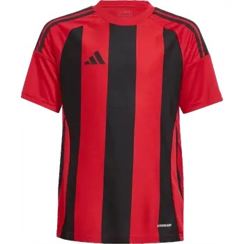 Dětský fotbalový dres Adidas Striped 24 červeno-černý