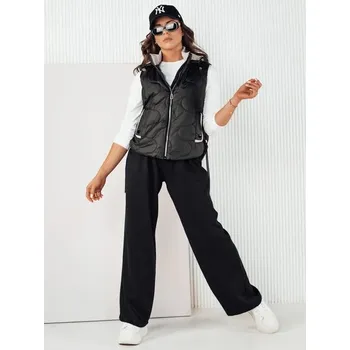 Dámská vesta Dstreet Dámská prošívaná vesta v černé barvě Treos