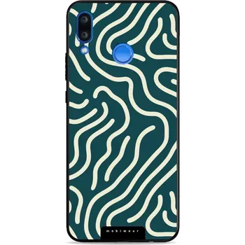 Pouzdro na mobilní telefon Lesklý kryt Mobiwear Glossy - Huawei Nova 3 - GA61G Béžové linky (Prémiové lesklé pouzdro, obal, kryt Mobiwear Glossy na mobil Huawei Nova 3 - GA61G Béžové linky, materiál Plast + TPU silikon - krytí po všech stranách, neošoupatelný potisk, tenké proveden