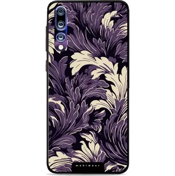 Pouzdro na mobilní telefon Lesklý kryt Mobiwear Glossy - Huawei P20 Pro - GA46G Fialové rostliny (Prémiové lesklé pouzdro, obal, kryt Mobiwear Glossy na mobil Huawei P20 Pro - GA46G Fialové rostliny, materiál Plast + TPU silikon - krytí po všech stranách, neošoupatelný potisk, tenk