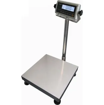 Průmyslová váha LESAK 1T5050LN-RWP/DR, 15;30kg/5;10g, 500x500mm, l/n 1: Váha bez ověření