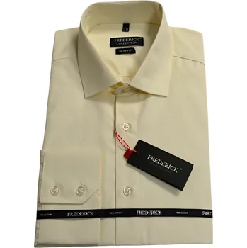 Pánská košile Pánská košile s dlouhým rukávem - střih SLIM - vzor F289A - 40