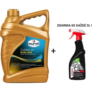 Motorový olej Motorový olej Eurol Turbo DI C3 5W-40, 5L + Sheron Čistič disků ALU ZDARMA!