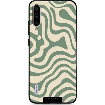 Pouzdro na mobilní telefon Lesklý kryt Mobiwear Glossy - Xiaomi Mi A3 - GA57G Zelené a béžové zkrouceniny (Prémiové lesklé pouzdro, obal, kryt Mobiwear Glossy na mobil Xiaomi Mi A3 - GA57G Zelené a béžové zkrouceniny, materiál Plast + TPU silikon - krytí po všech stranách,)