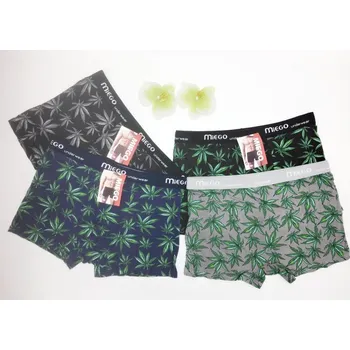 Boxerky Pánské bavlněné boxerky Miego - L800 (Balení/12 ks)