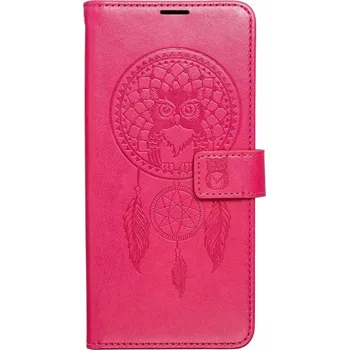 Pouzdro na mobilní telefon Flipové pouzdro Coolcase Mezzo na mobil Samsung Galaxy S23 FE - Magenta lapač snů (Flip kryt či obal Forcell MEZZO na mobil Samsung Galaxy S23 FE - Magenta lapač snů)