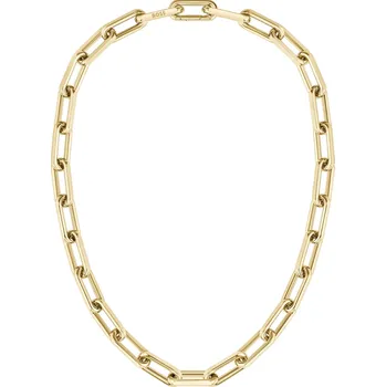 Šperk Hugo Boss Masivní pozlacený náhrdelník z oceli Halia 1580579 + 2 měsíce na vrácení zboží