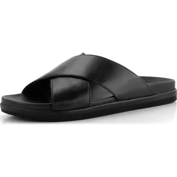 Pánské pantofle Caprice pánské kožené pantofle černé 9-17100-42 - 42 | P683584