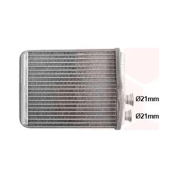 Výměník tepla Výměník tepla, vnitřní vytápění VAN WEZEL 40016701