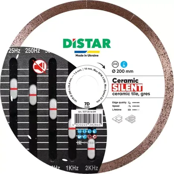 Řezný kotouč Diamantový kotouč DISTAR 1A1R 200 CERAMIC SILENT