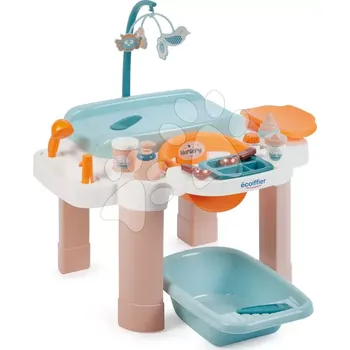 Kočárek pro panenku Přebalovací stůl pro panenky s koupelnou a jídelním koutkem > varianta stolek