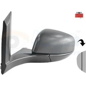 Auto zrcátko Vnější zpětné zrcátko VAN WEZEL 1930805