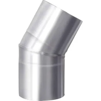 Kouřovod Komínové nerezové koleno 30° - ø 150mm, tl. mat. 0,8mm