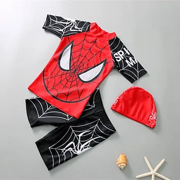 Dívčí oblečení Spiderman Chlapecký plavecký set s motivem SPIDERMAN, (vel. 2-9 let) Barva: Černá, Velikost: XL