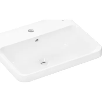 Umyvadlo Hansgrohe Xuniva Q umyvadlo 55x45 cm obdélníkový zápustný bílá 60162450