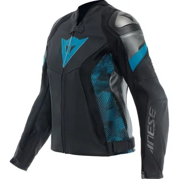 Moto bunda Dainese Dainese AVRO 5 dámská sportovní kožená bunda modrá vel.46 46