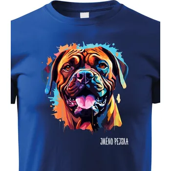 Chlapecké tričko Dětské tričko Bulmastif, Barva Modrá, Velikost 158 cm/12 roků, Canvas Dětské tričko 2437