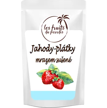 Sušené ovoce Jahody plátky sušené mrazem 100 g Les Fruits du Paradis