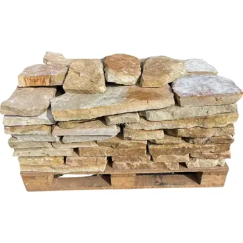 Dlažba Přírodní štípano řezaný obklad / dlažba DORA, tl. 40-60 mm (tl.40-60 mm - zadní strana řezaná, rozměr 20-50 cm)