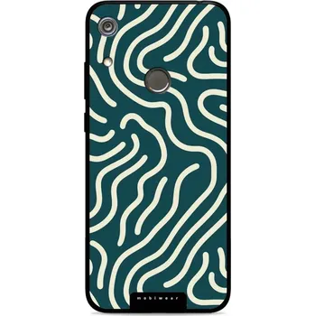 Pouzdro na mobilní telefon Lesklý kryt Mobiwear Glossy - Huawei Y6 2019 / Honor 8A / Huawei Y6s - GA61G Béžové linky (Prémiové lesklé pouzdro, obal, kryt Mobiwear Glossy na mobil Huawei Y6 2019 / Honor 8A / Huawei Y6s - GA61G Béžové linky, materiál Plast + TPU silikon - krytí po)