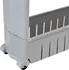 regál TZB Regál na kolečkách 4 police, šedý