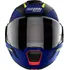 Helma na motorku Nolan N120-1 Nightlife N-com Flat Black/yellow/blue/red