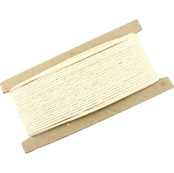 Pro Háčkování Bavlněná šňůra/knot 2 mm, režná 5 m