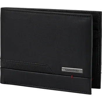 Peněženka Samsonite Pánská kožená peněženka bez kapsy na drobné Pro-DLX 5 SLG 005 černá 120625-1041