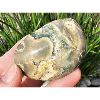 Sběratelství Jaspis oceán hladký kámen 88g