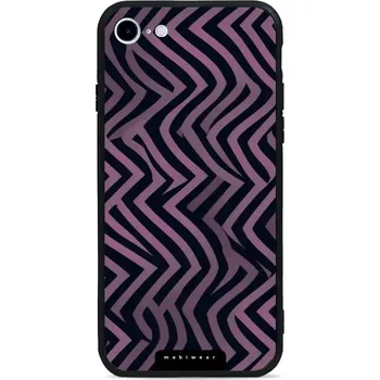 Pouzdro na mobilní telefon Lesklý kryt Mobiwear Glossy - Apple iPhone 7 / 8 / SE 2020 / SE 2022 - GA55G Fialové klikyháky (Prémiové lesklé pouzdro, obal, kryt Mobiwear Glossy na mobil Apple iPhone 7 / 8 / SE 2020 / SE 2022 - GA55G Fialové klikyháky, materiál Plast + TPU silikon -)